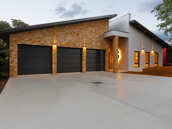 Concrete driveway installation in Madison