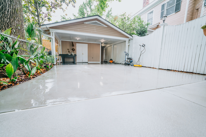 Epoxy Flooring concrete installation in Madison